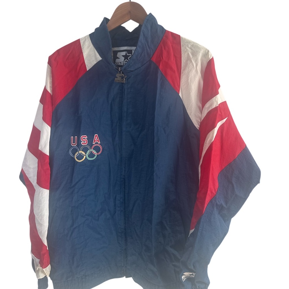 STARTER Red and Blue Performance Jacket - image 3